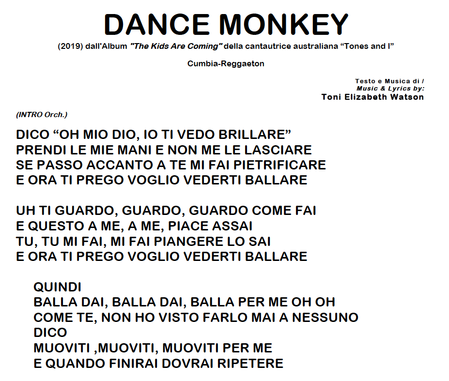 Tones and I - Dance Monkey (Letra/Tradução) 